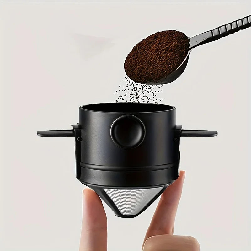 Reusable Pour Over Coffee Dripper – Portable Filter for Fresh Coffee Anywhere
